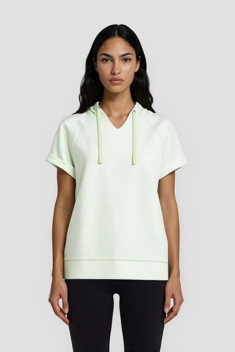 Short Sleeve Hoodie - Mint sold by Fairweather