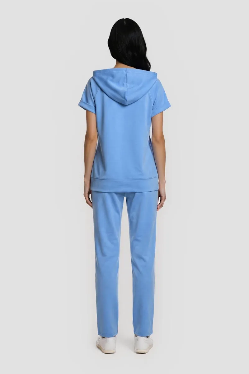 Tie-Up Straight Sweatpants - Blue sold by Fairweather product image thumbnail 2
