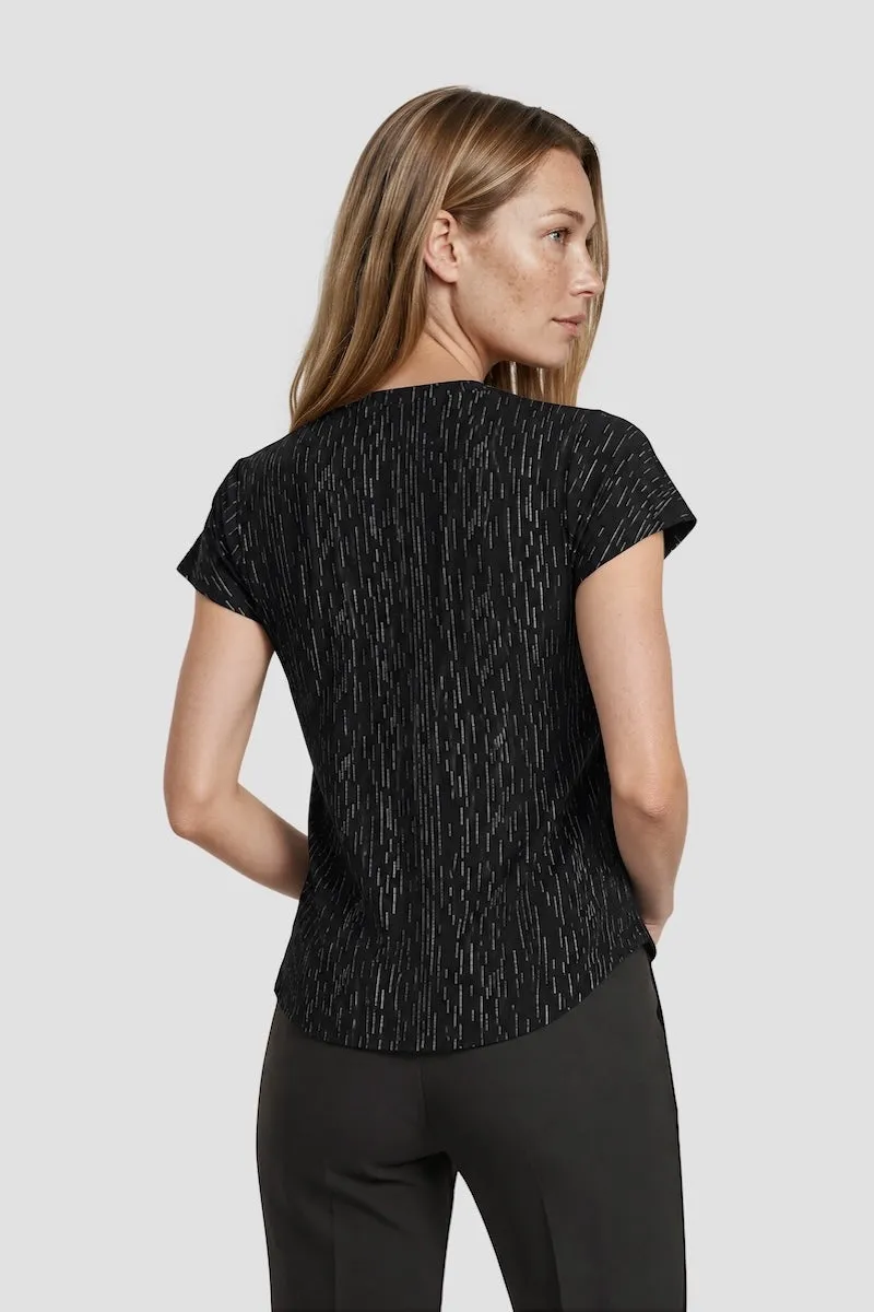 Short Sleeve Round Neck Top - White sold by Fairweather product image thumbnail 2