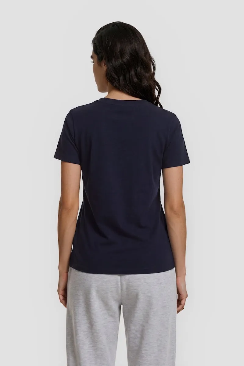 Short Sleeve Printed Tee - Navy sold by Fairweather product image thumbnail 2