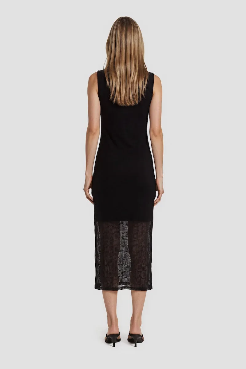 Sleeveless Midi Dress - Black sold by Fairweather product image thumbnail 2