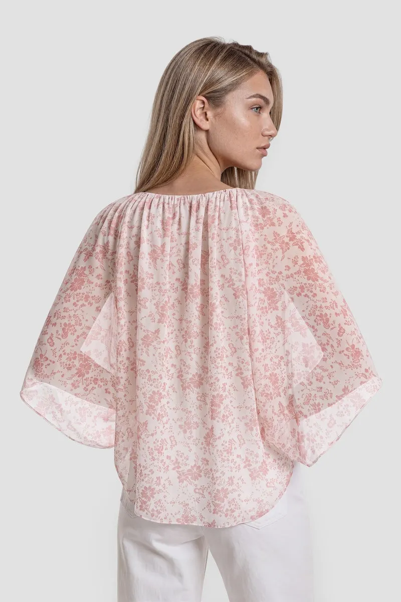 Boat Neck Flutter Shirt - Pink sold by Fairweather product image thumbnail 2