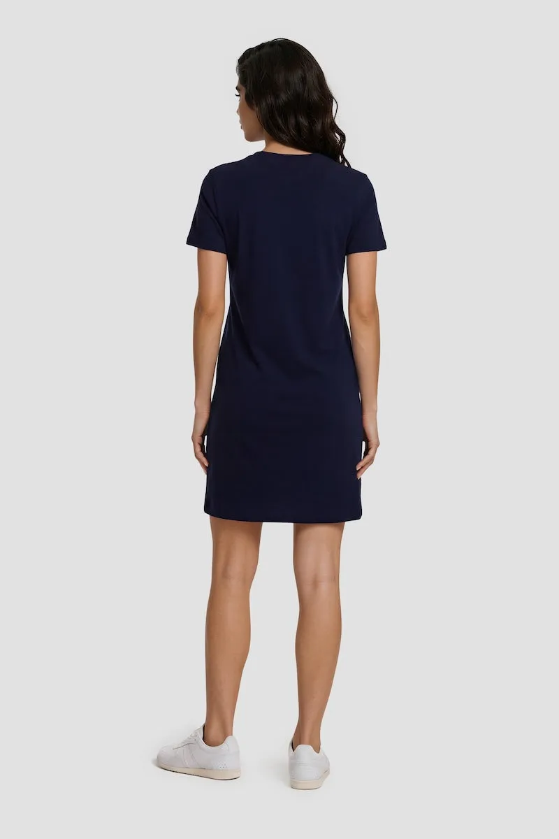 Short Sleeve Day Dress - Navy sold by Fairweather product image thumbnail 2