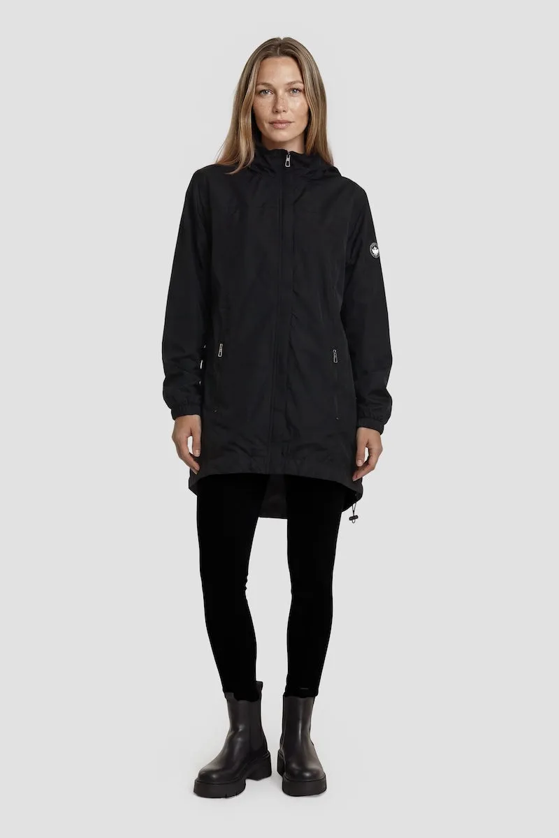 Zip Up Lightweight Jacket - Black sold by Fairweather