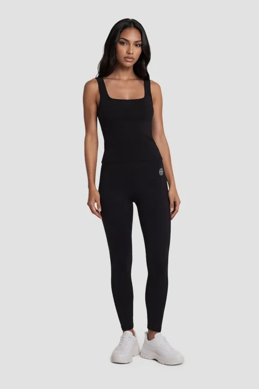 Plain Leggings - Black made by Fahrenheit
