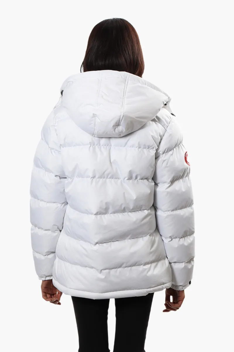 Canada Weather Gear Sherpa Collar Bomber Jacket - White sold by Fairweather product image thumbnail 4