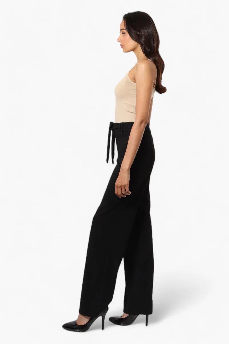 Limite Solid Belted Pants - Black sold by Fairweather product image thumbnail 3