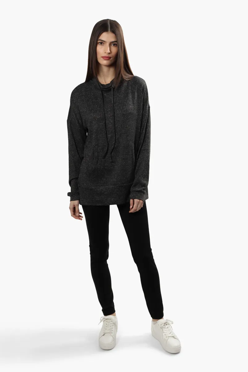 Runaway Bay Cowl Neck Long Sleeve Top - Black sold by Fairweather product image thumbnail 2