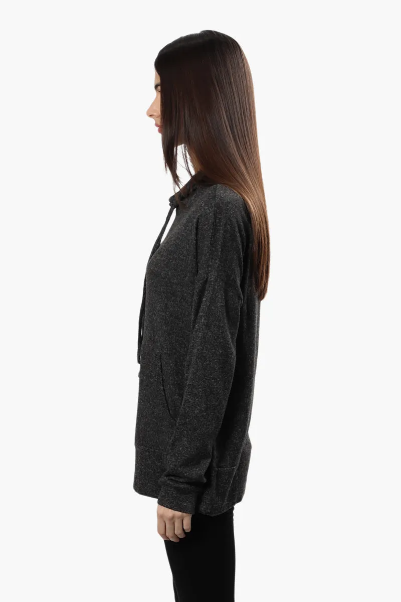 Runaway Bay Cowl Neck Long Sleeve Top - Black sold by Fairweather product image thumbnail 3