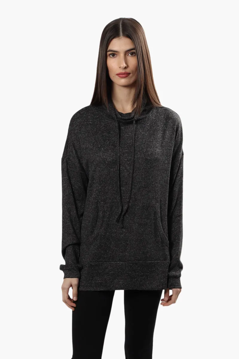 Runaway Bay Cowl Neck Long Sleeve Top - Black sold by Fairweather