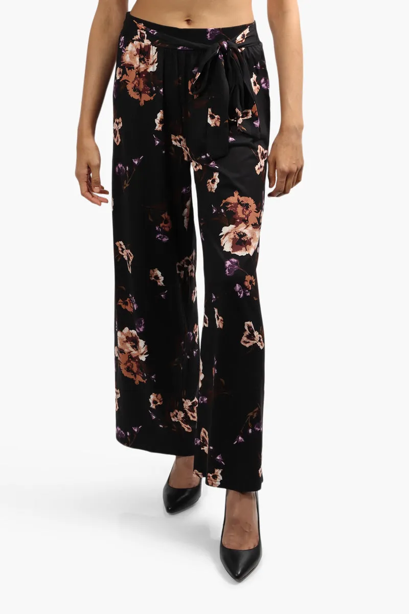 Majora Floral Palazzo Pants - Black sold by Fairweather