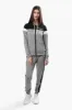 Fahrenheit Tie Waist Side Stripe Joggers - Grey sold by Fairweather