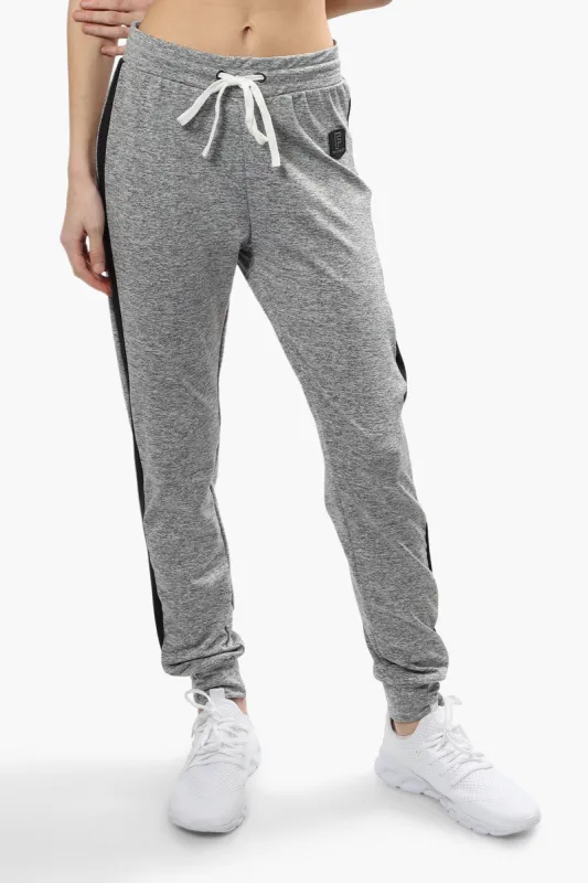 Fahrenheit Tie Waist Side Stripe Joggers - Grey sold by Fairweather