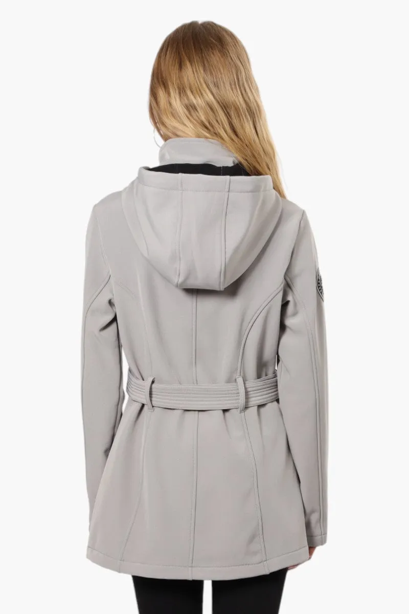 Canada Weather Gear Belted Front Button Lightweight Jacket - Grey sold by Fairweather product image thumbnail 4