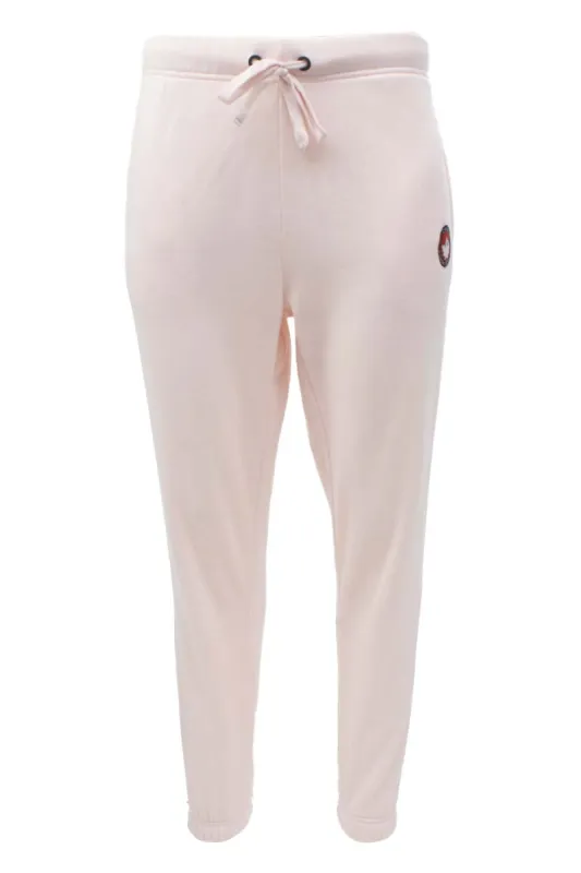 Canada Weather Gear Solid Tie Waist Side Logo Jogger Sweatpants - Blush sold by Fairweather