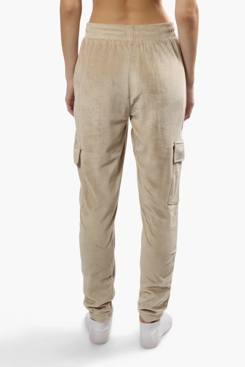 Mikk Cargo Waist Tie Joggers - Beige sold by Fairweather product image thumbnail 4