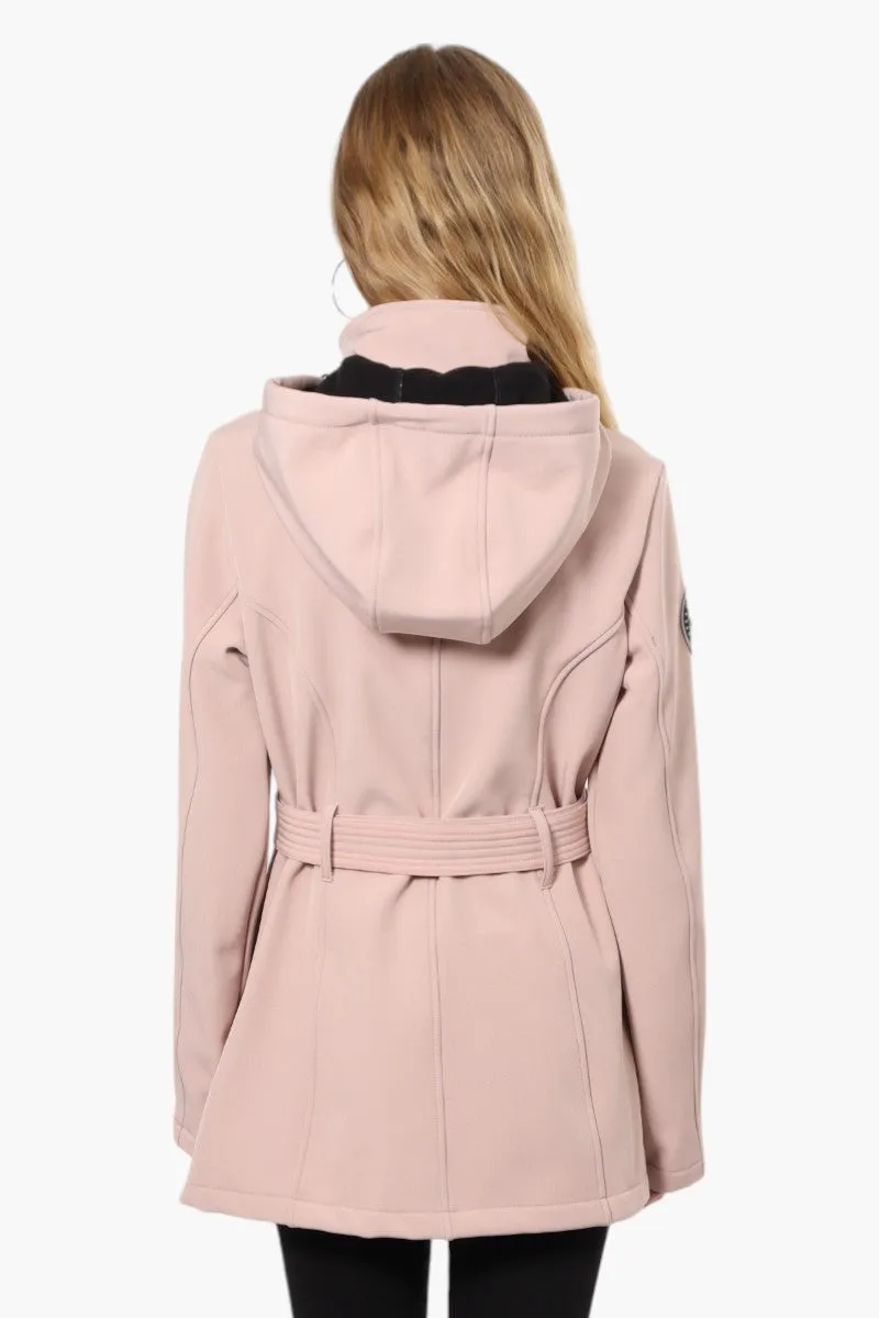 Canada Weather Gear Belted Front Button Lightweight Jacket - Pink sold by Fairweather product image thumbnail 4