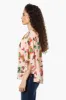 Limite Floral Flutter Necklace Blouse - Peach sold by Fairweather