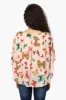 Limite Floral Flutter Necklace Blouse - Peach sold by Fairweather