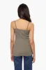Majora Solid Basic Cami Tank Top - Olive sold by Fairweather