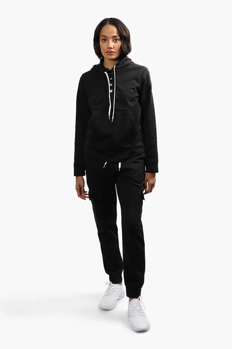 Fahrenheit Cargo Tie Waist Joggers - Black sold by Fairweather product image thumbnail 2