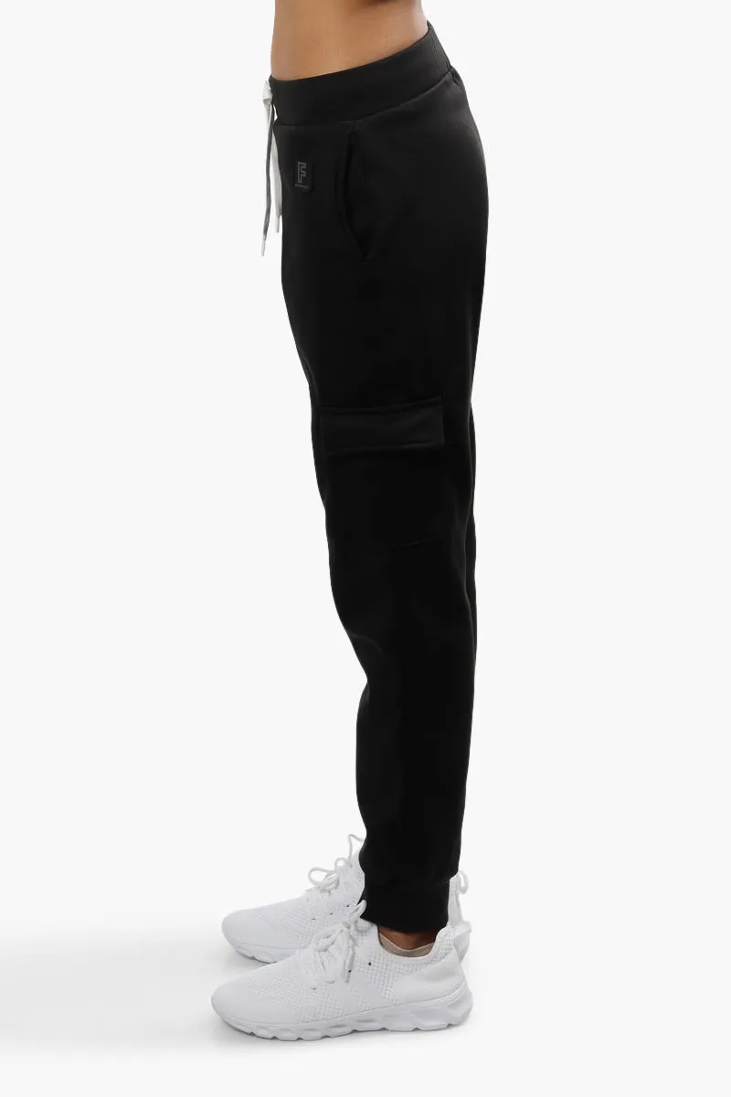 Fahrenheit Cargo Tie Waist Joggers - Black sold by Fairweather product image thumbnail 3
