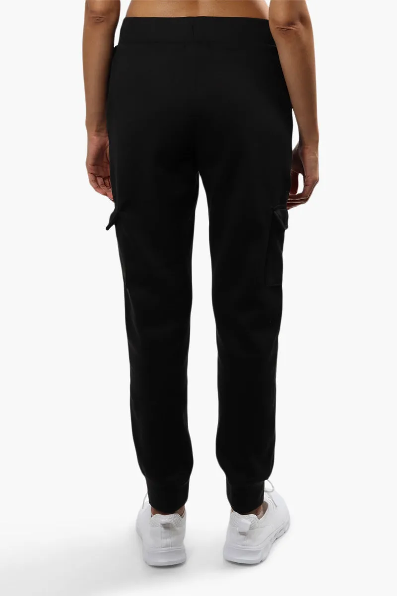 Fahrenheit Cargo Tie Waist Joggers - Black sold by Fairweather product image thumbnail 4