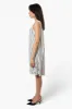 International INC Company Striped Front Knot Day Dress - Black sold by Fairweather