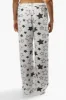 Cuddly Canuckies Plush Star Print Pajama Pants - White sold by Fairweather