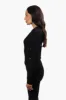 Limite Ribbed Crewneck Pullover Sweater - Black sold by Fairweather