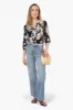 Beechers Brook Floral Front Pocket Henley Shirt - Navy sold by Fairweather