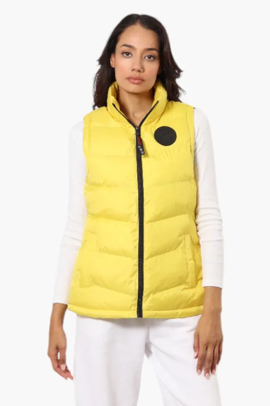 Canada Weather Gear Solid Bubble Vest - Yellow sold by Fairweather