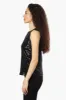 Limite Sequin Tank Top - Black sold by Fairweather