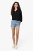 Urbanology Roll Up Sleeve Button Down Shirt - Black sold by Fairweather