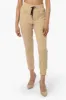 Impress Tie Waist Jogger Pants - Beige sold by Fairweather