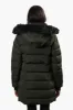 Canada Weather Gear Vegan Fur Hood Parka Jacket - Olive sold by Fairweather