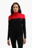 International INC Company Colour Block Pullover Sweater - Red sold by Fairweather