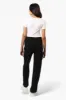Urbanology Solid Tie Waist Cargo Pants - Black sold by Fairweather