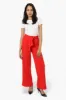 Impress Belted Wide Leg Pants - Red sold by Fairweather
