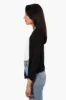 Magazine Long Sleeve Wrap Cardigan - Black sold by Fairweather