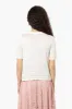 Impress Short Sleeve Crochet Shrug Cardigan - White sold by Fairweather