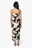 Majora Floral Spaghetti Strap Maxi Dress - Black sold by Fairweather