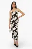 Majora Floral Spaghetti Strap Maxi Dress - Black sold by Fairweather