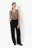 International INC Company Leopard Print Front Zip Tank Top - Beige sold by Fairweather