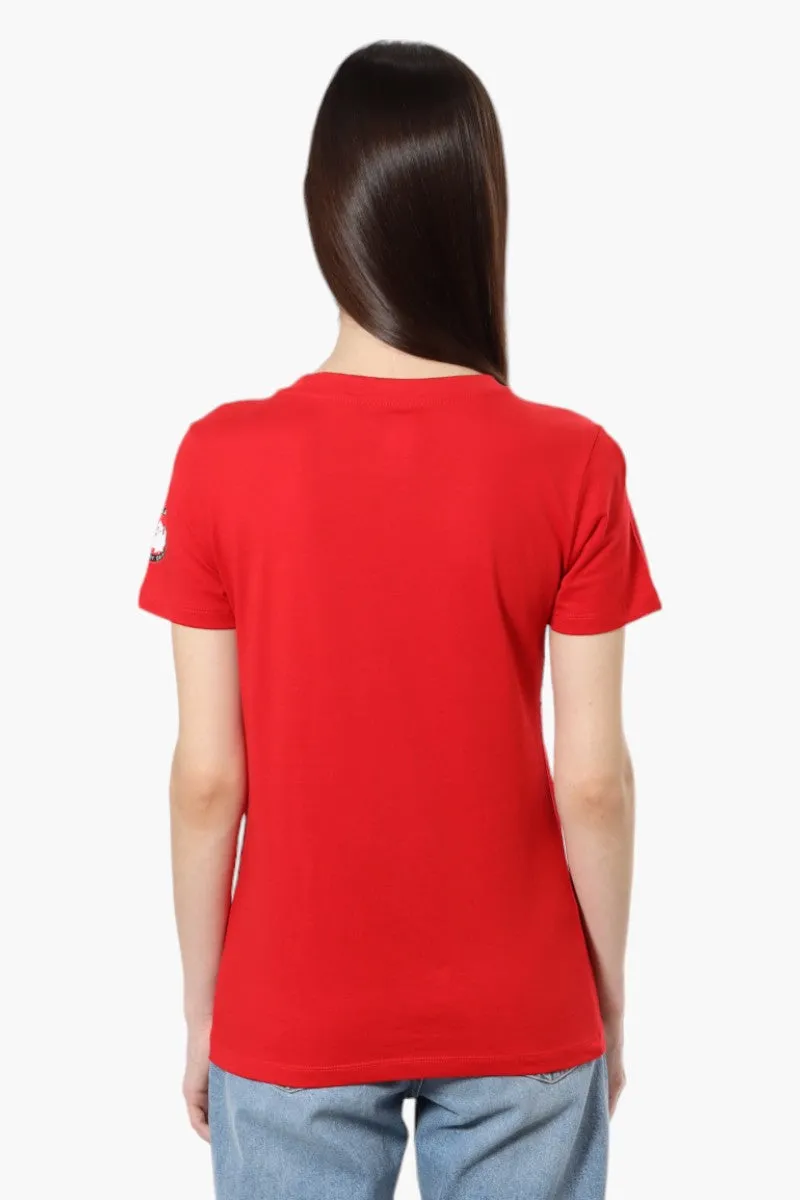 Canada Weather Gear Striped Canada Print Tee - Red sold by Fairweather product image thumbnail 4