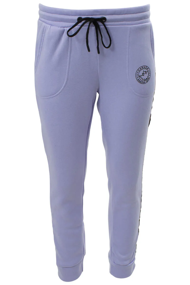 Canada Weather Gear Side Logo Panel Sweatpants - Lavender sold by Fairweather