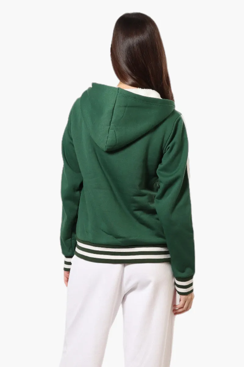 Canada Weather Gear Hooded Sherpa Lined Lightweight Jacket - Green sold by Fairweather product image thumbnail 4