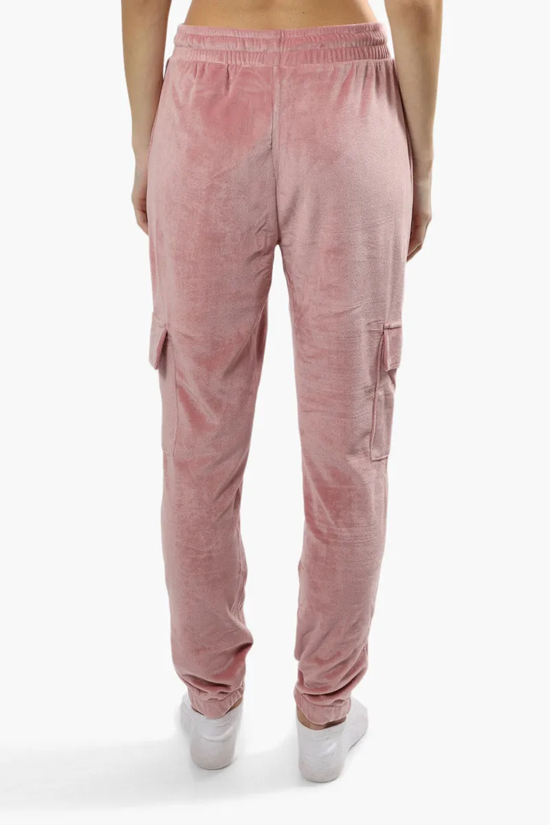Mikk Cargo Waist Tie Joggers - Pink sold by Fairweather product image thumbnail 4