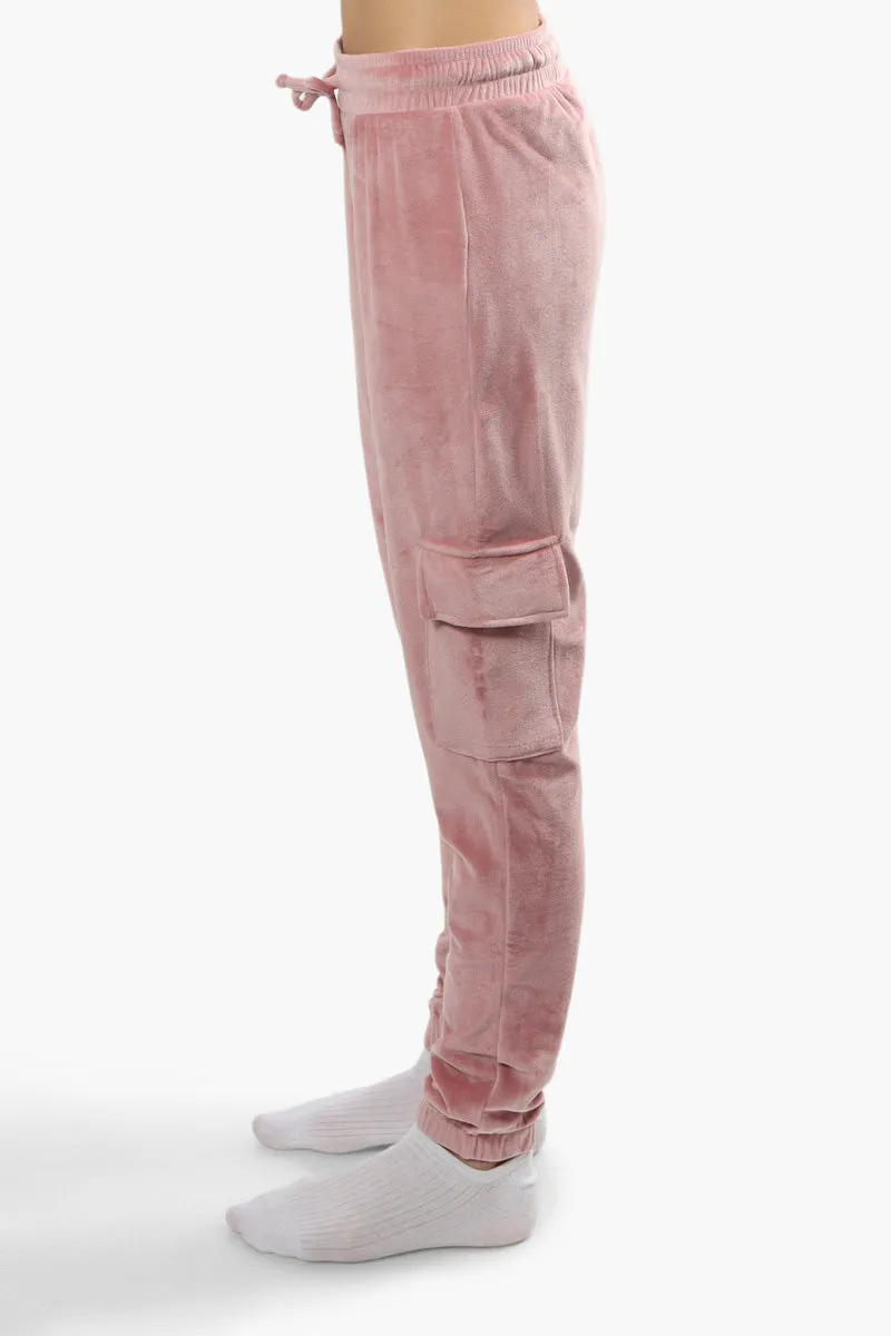 Mikk Cargo Waist Tie Joggers - Pink sold by Fairweather product image thumbnail 3