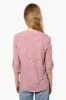 Beechers Brook Floral Front Pocket Henley Shirt - Pink sold by Fairweather